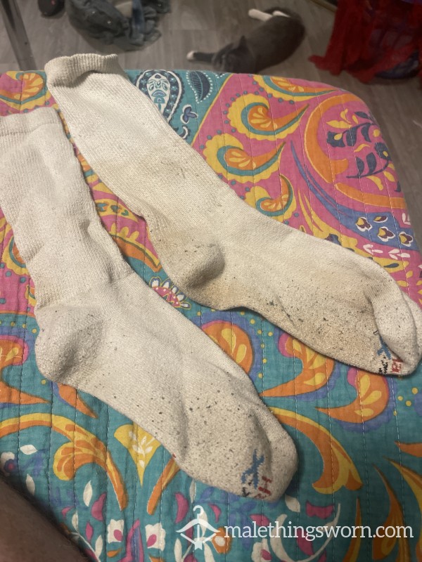 Sweaty Dirty Socks From Hard Working Man