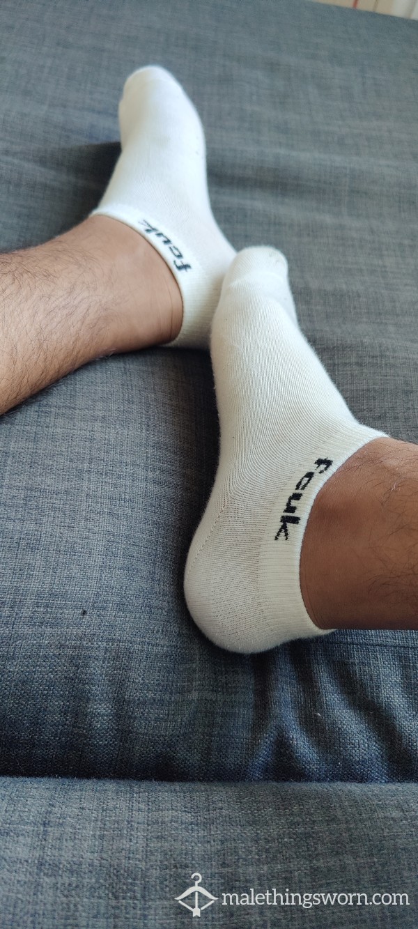 Sweaty FCUK Socks - White