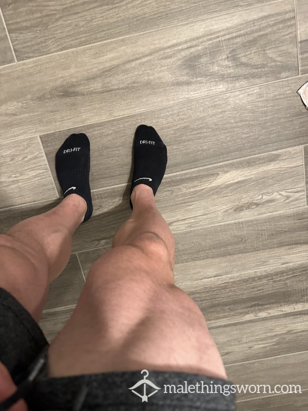 Sweaty Gym Socks Worn For A Hard Leg Day