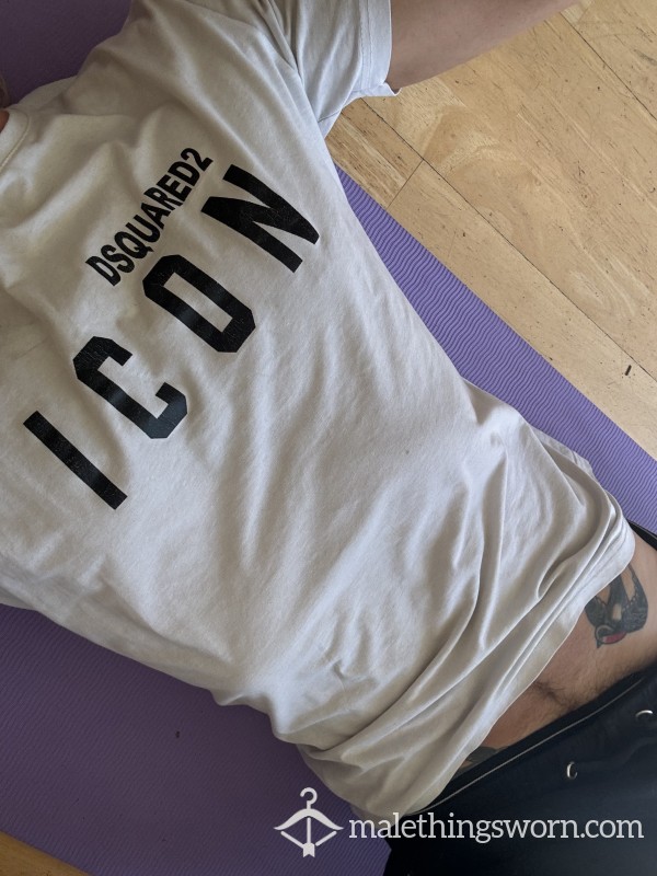 Sweaty Gym T-shirt Worn For Workouts