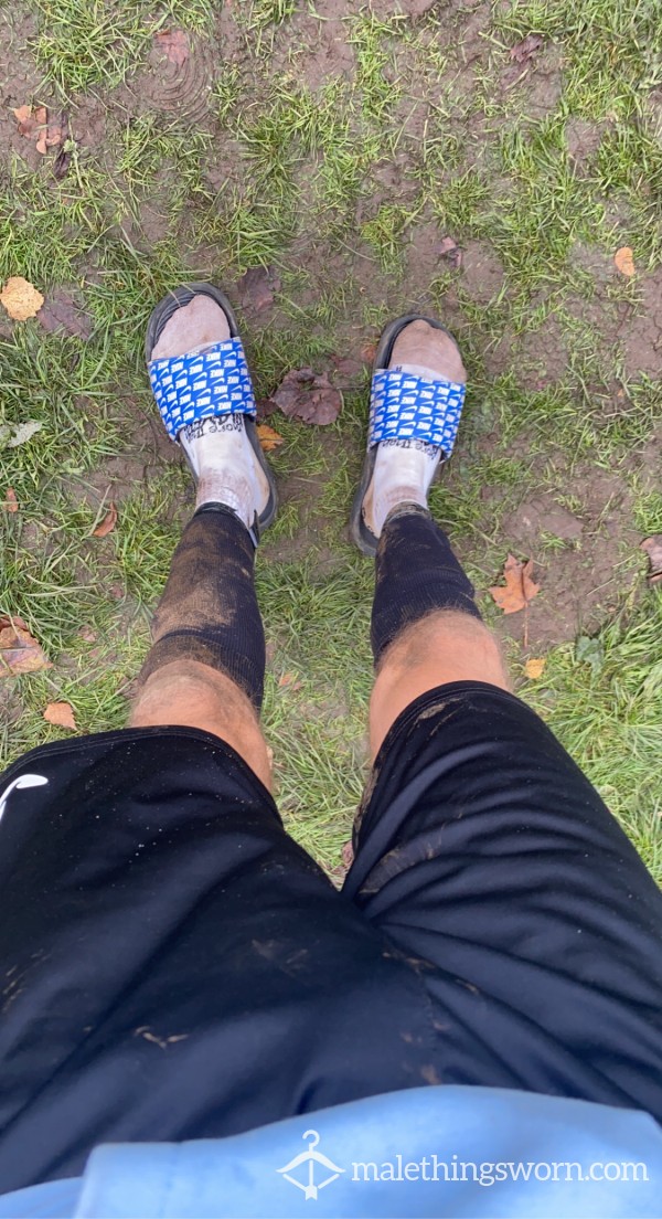 Sweaty Muddy Football Socks