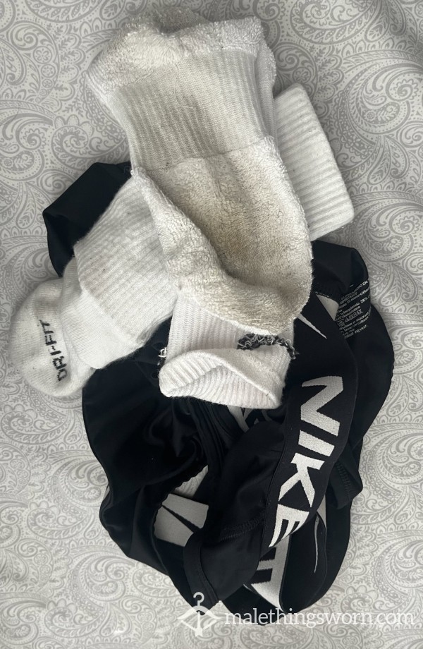 Sweaty Nike Boxers And Socks