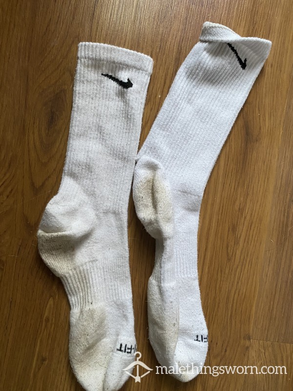 Sweaty Nike Drifit Socks