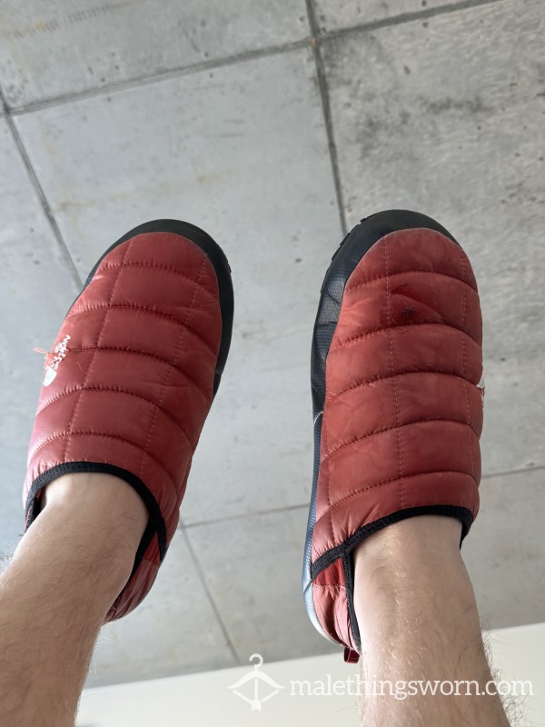 Sweaty North Face Slippers