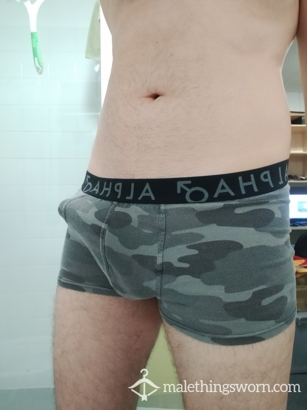 Sweaty Scented Alpha Underwear Grey Camo