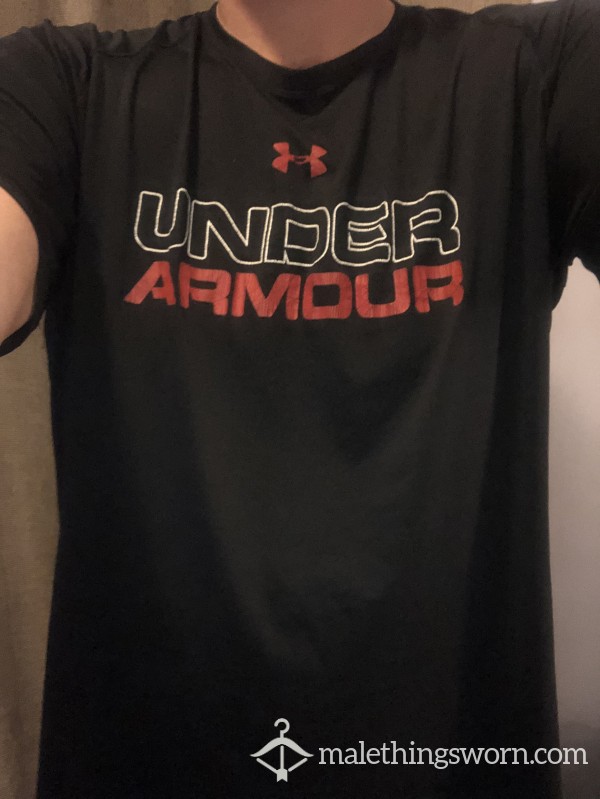 Sweaty Under Armour Gym Shirt