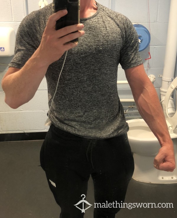 Sweaty, Used Gym Shirt (muscle Fit)