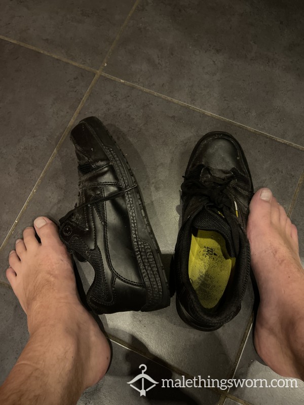 Sweaty Warehouse Work Boots/trainers, Worn In