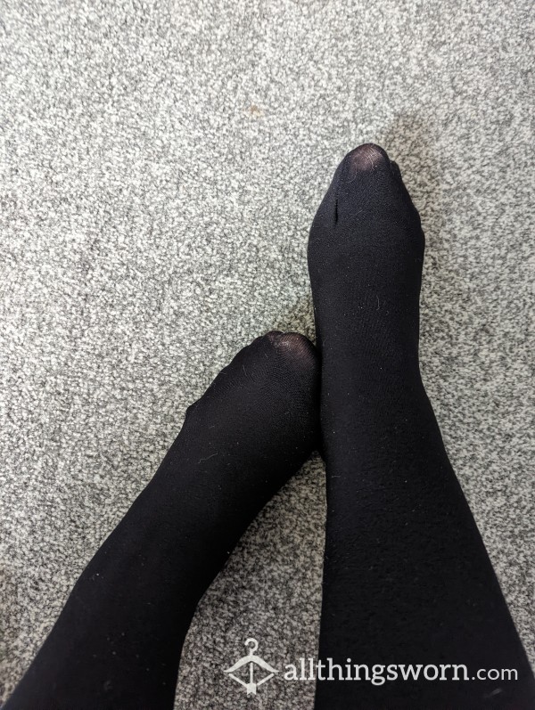 Sweaty Work Tights After A Long Day On My Feet