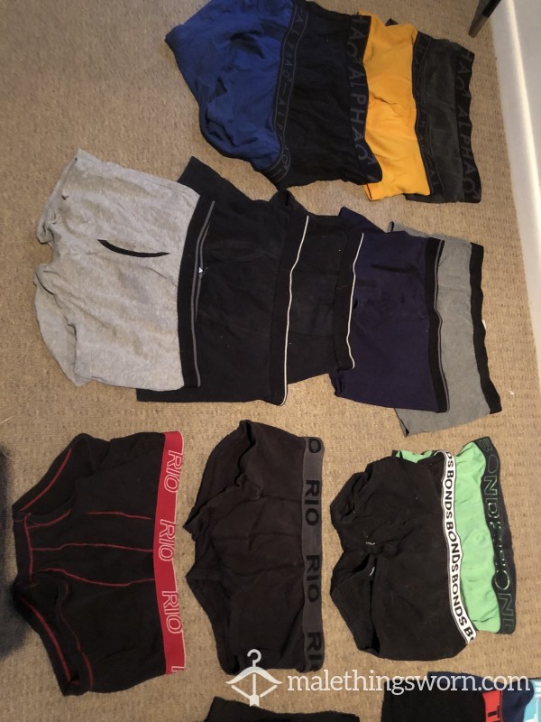 Sweaty Worn Cum Loaded Briefs - Customised And Sealed Just For You