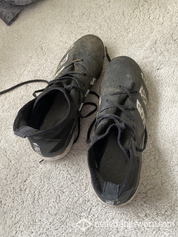 Sweaty Worn Football Boots