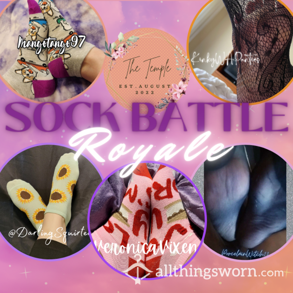 Temple Goddesses Sock Battle Royale - 3 Day Wear
