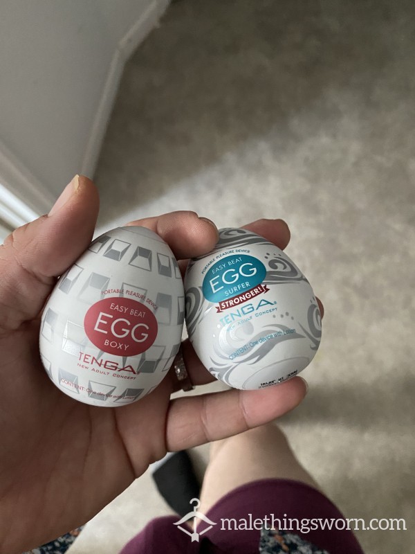 Tenga Eggs, Filled Right Before Mailing