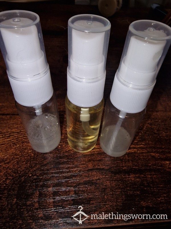 The Holy Trinity 3x Spray Bottles Spit, Piss & Cum 👅