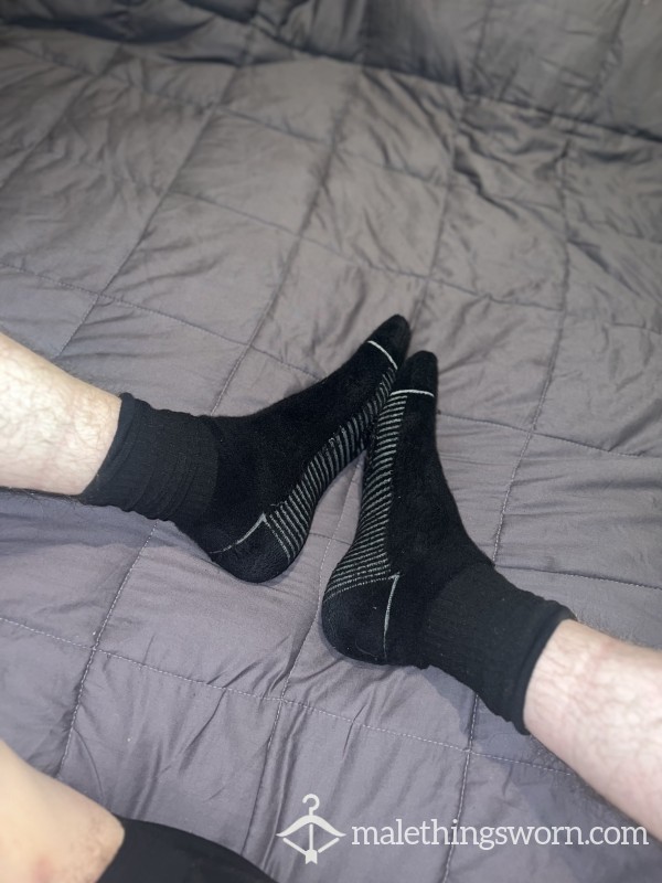 Thick Black Work Socks