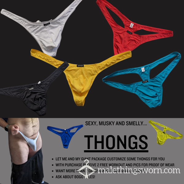 Thongs Open To Customizations!