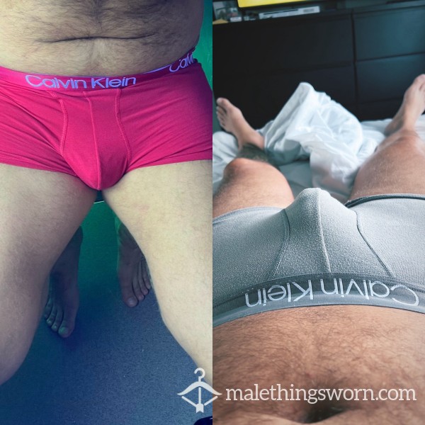 Tight Calvin Trunks Red Or Grey