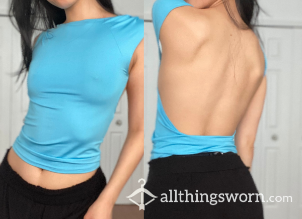 Tight & Stretchy Open Back Top