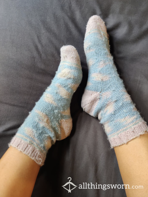 Tiny UK 4 Handknit Socks From Petite Asian Goddess