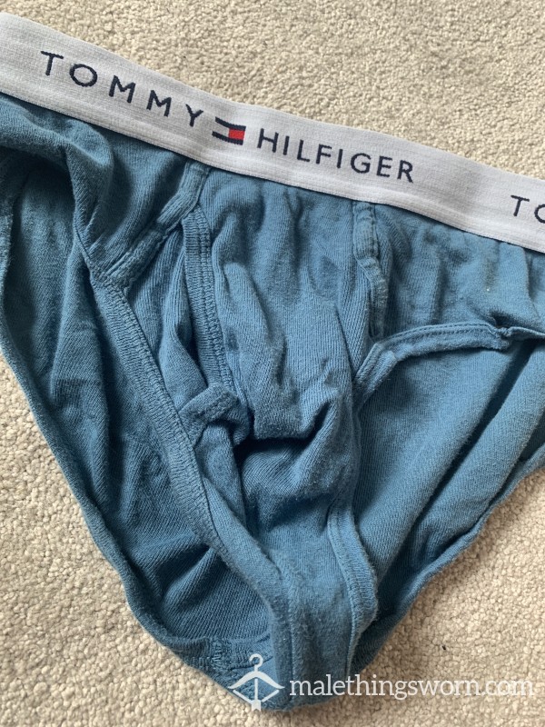 Tommy Hilfiger - Blue, Well Worn, Gyn Sweat And Pre-cum Stains