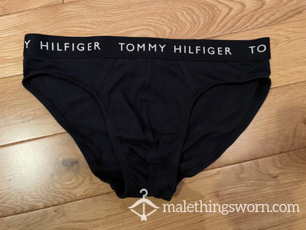 Tommy Hilfiger Tight Fitting Navy Briefs (S) Ready To Be Customised For You!