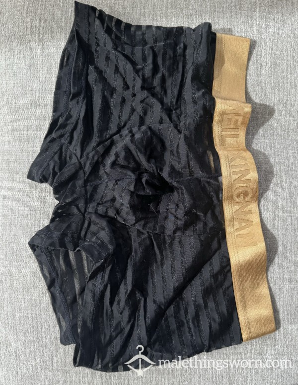 Transparent Black Underwear