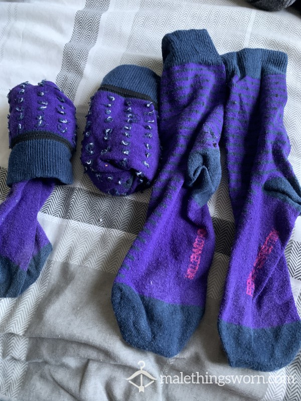 Purple Socks- One Pair Left