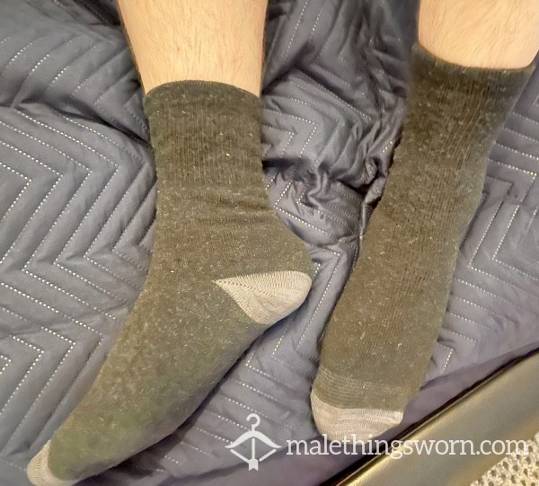 Two Tone Grey Socks