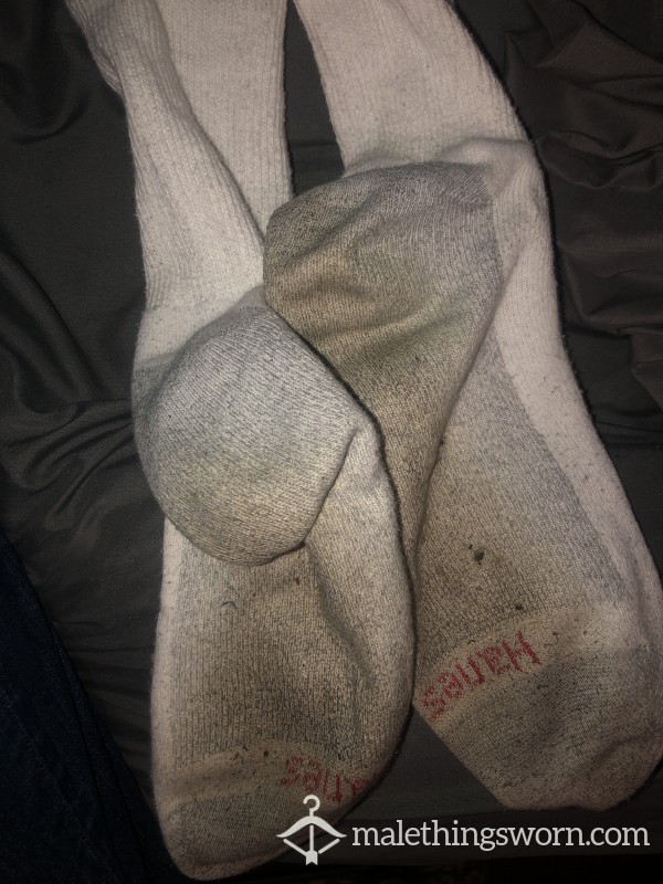Two Week Worn Hanes Socks photo