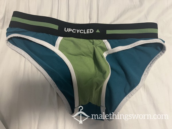 Upcycled Briefs Green (M)