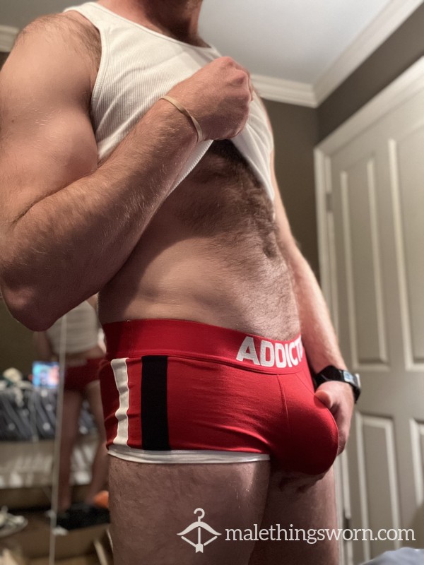 Used 'Addicted" Trunks (Red)