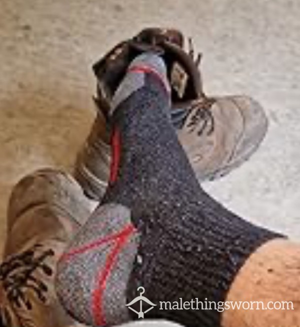 Used Builders Socks Worn In Sweaty Workmans Boots On Building Site Made To Order