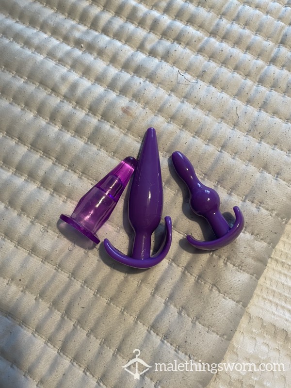 Used Butt Plug & Cock Rings