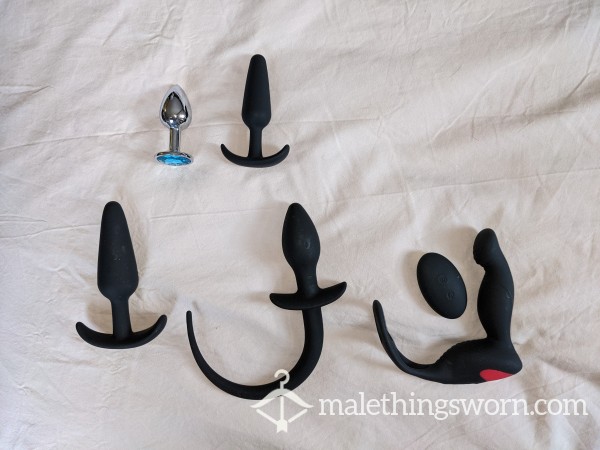 Used Butt Plugs, Tail , Prostate Massager