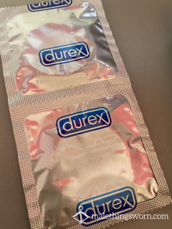 Used Condom. Full Load