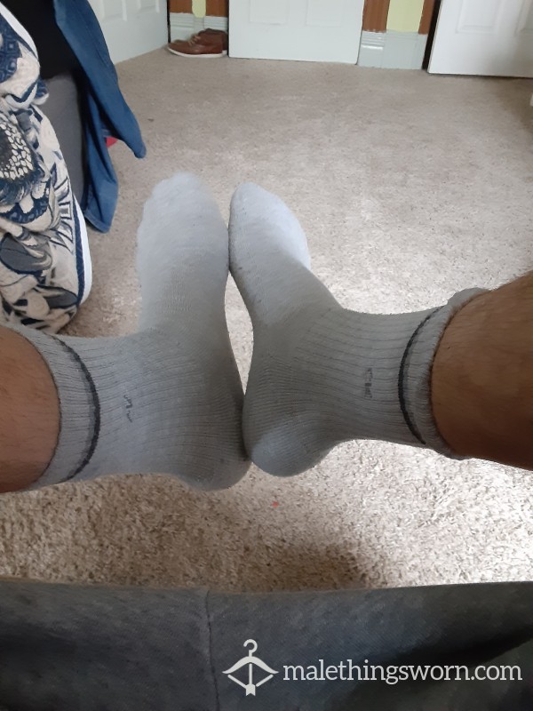 Used Gray Socks