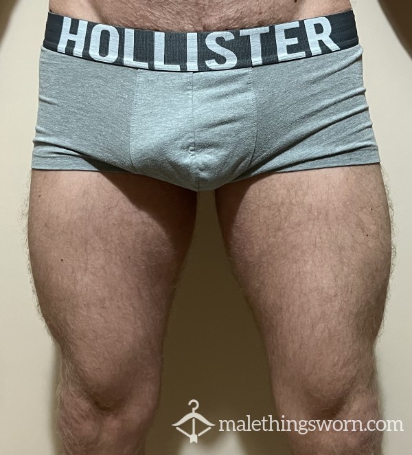 Used Grey Hollister Boxer Briefs