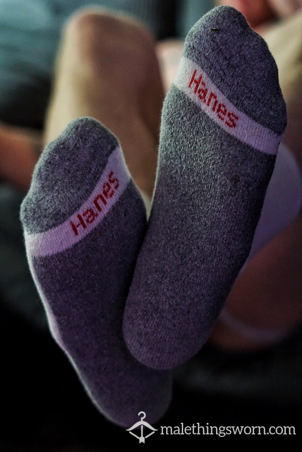 USED HANES Socks - White
