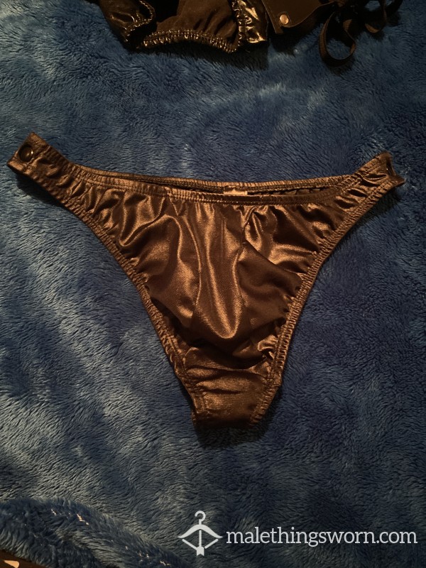 Used Leather Clip Up Gstring Worn