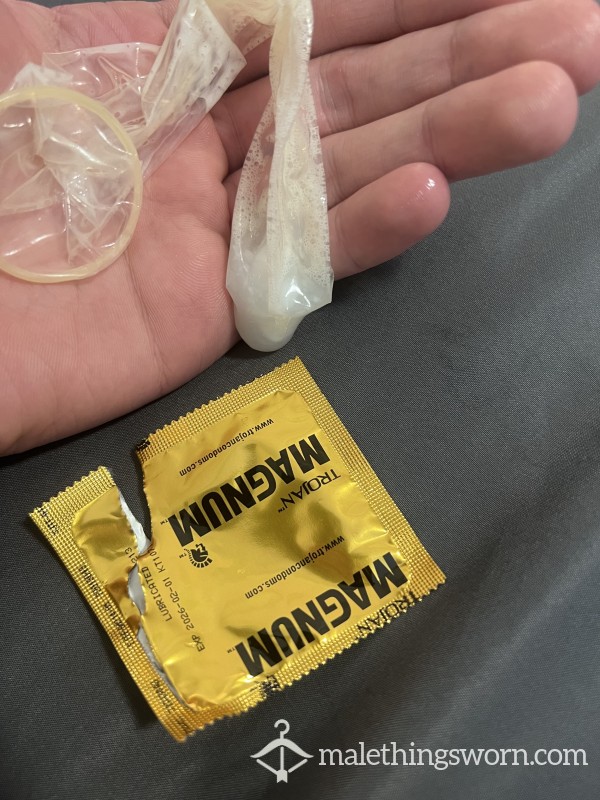 Used Magnum Condom