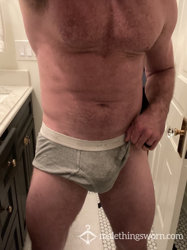SOLD Used Married Mans Gray Underwear