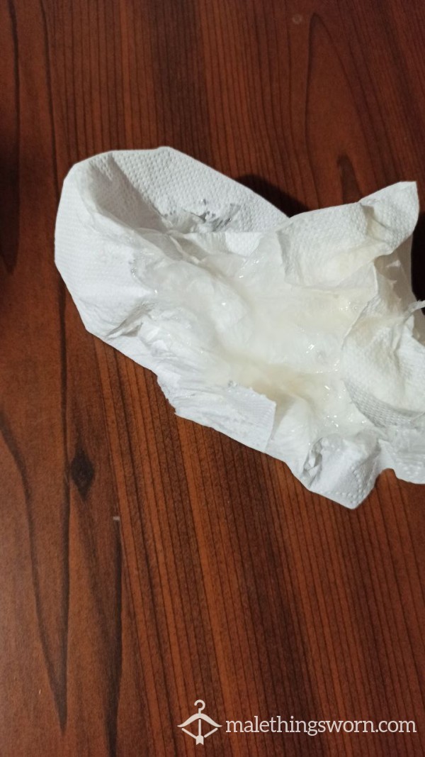 Used Paper With Sperm Fazzoletto Sborrato Sperm Semen