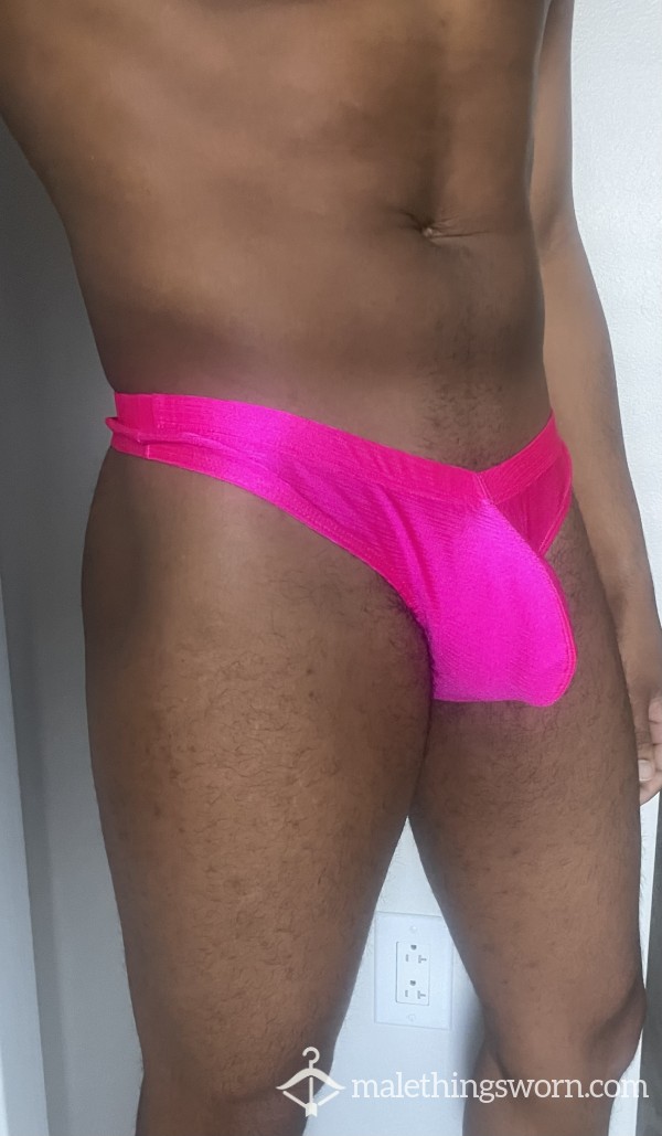 Used Pink Thong
