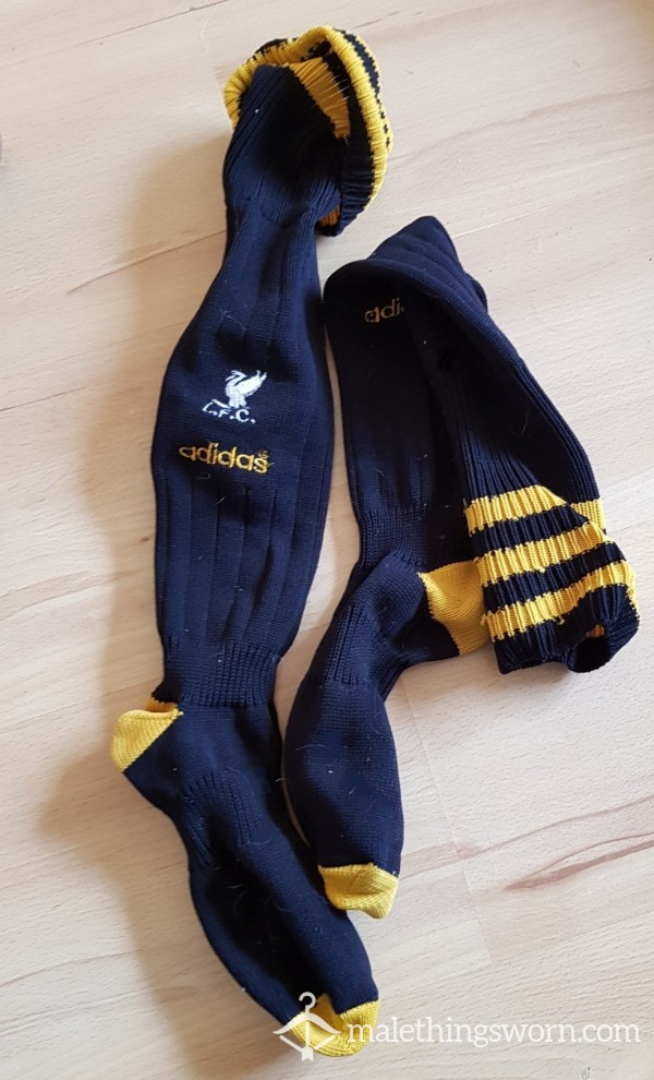 Used Retro Liverpool Football Socks