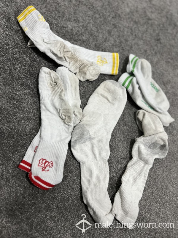 Used Smelly And Sweaty Tennis/gym Socks 🧦