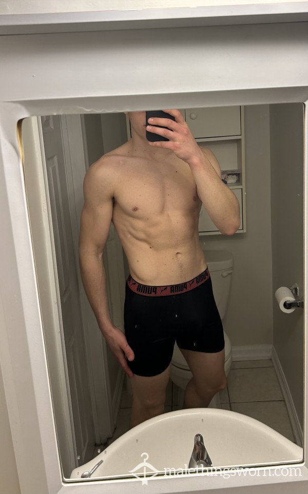 [SOLD] Used Black Puma Underwear Waiting To Be Customized