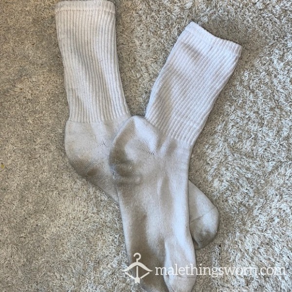 Used White Sport Socks