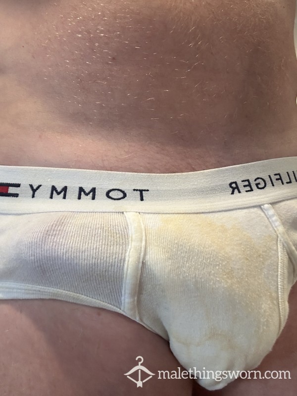 Used White Tommy Briefs