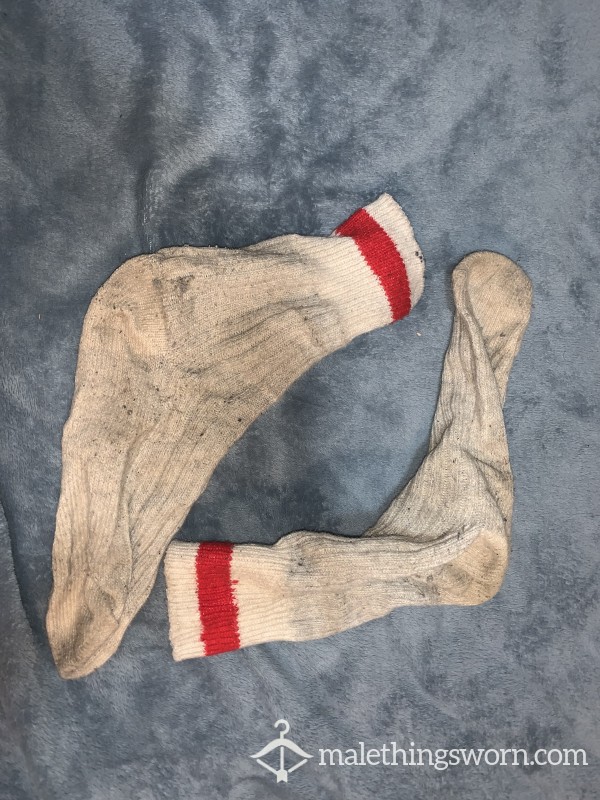Used Work Socks. Worn Daily For A Week
