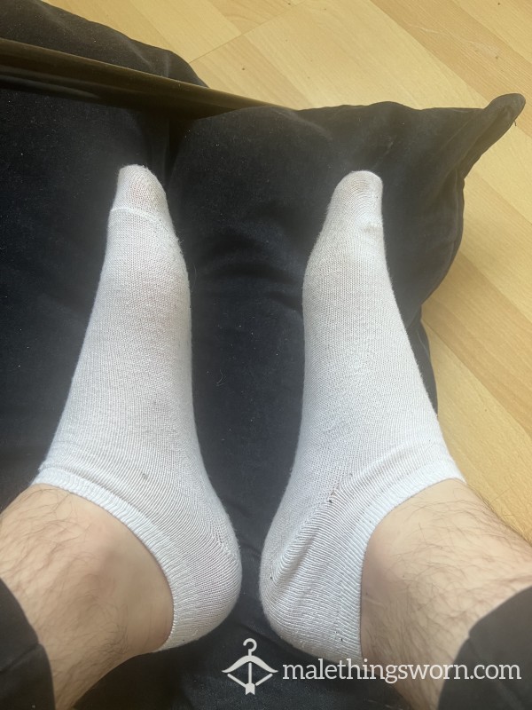 Used Worn Gym Ankle Socks